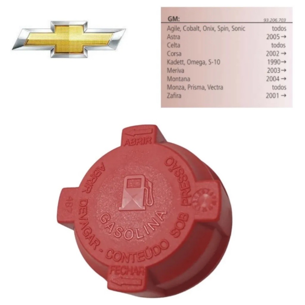 Tampa Reservatório Gasolina Corsa Celta Astra Montana Zafira