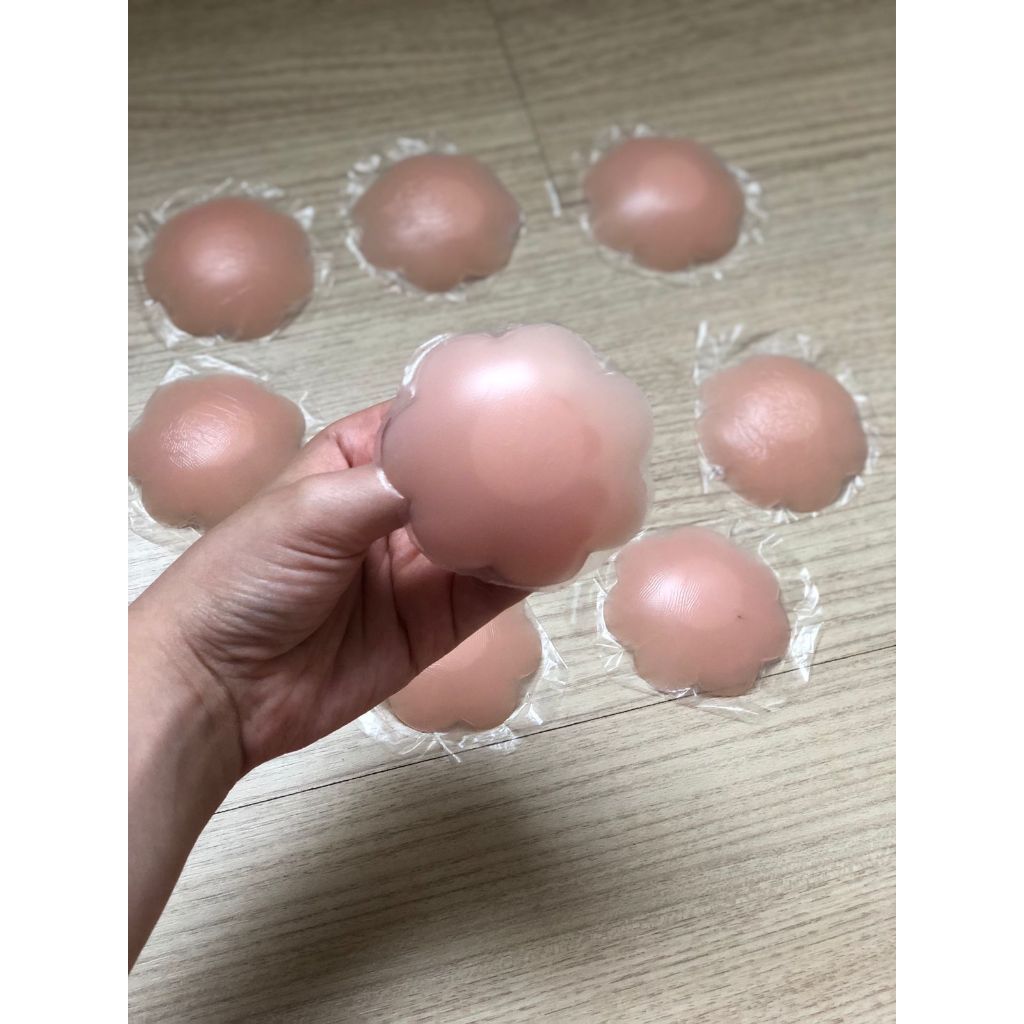 Protetor de Mamilo Par de Protetores em silicone para Seios Adesivo