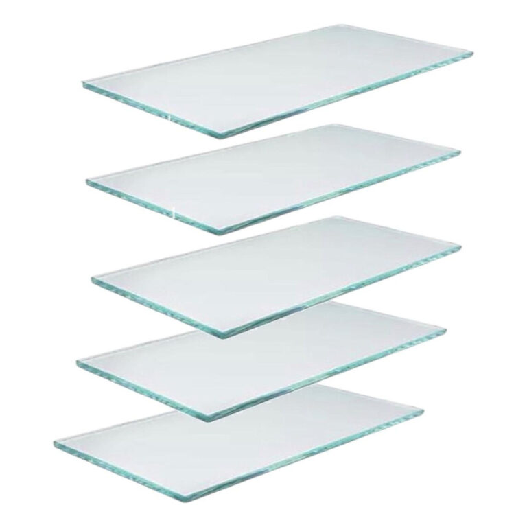 5 Placas De Vidro Para Manipulação 15cm X 8cm X 