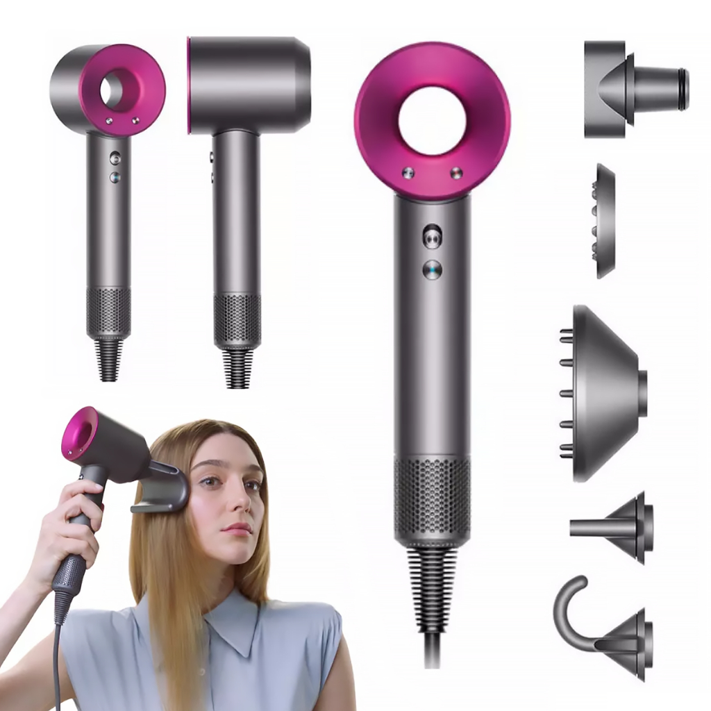 Secador de Cabelo Profissional Supersônico 1600W Secagem Rápida 110V 220V