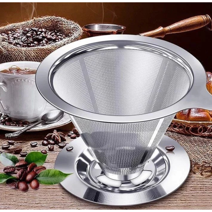 Filtro Café Coador Inox até 6 pessoas Sem Uso Pa