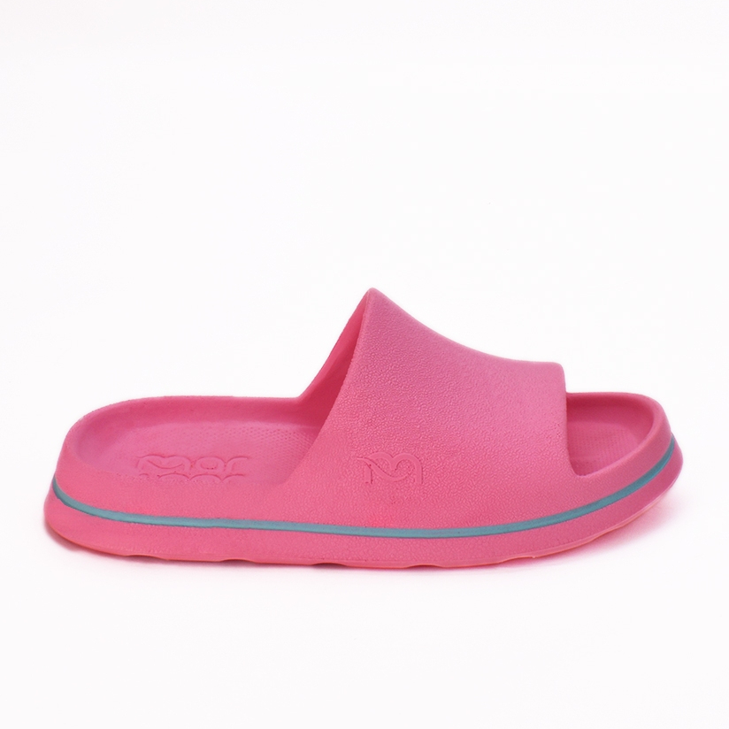 Chinelo Slide Infantil Nuvem Menina Candy Rosa Feminino Flexível Confortável Leve Mar e Cor