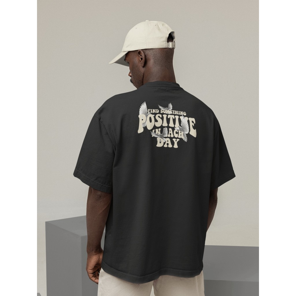 Camisa Camiseta Oversize Streetwear Masculino e Feminino para Treino e Dia a Dia Preto e Off Whte Es