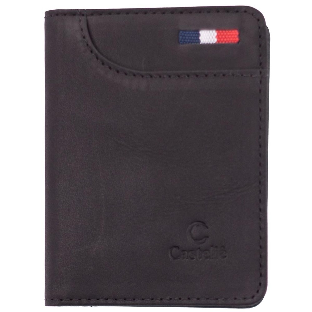 Carteira Casteliê 238 Couro Masculina – Preto