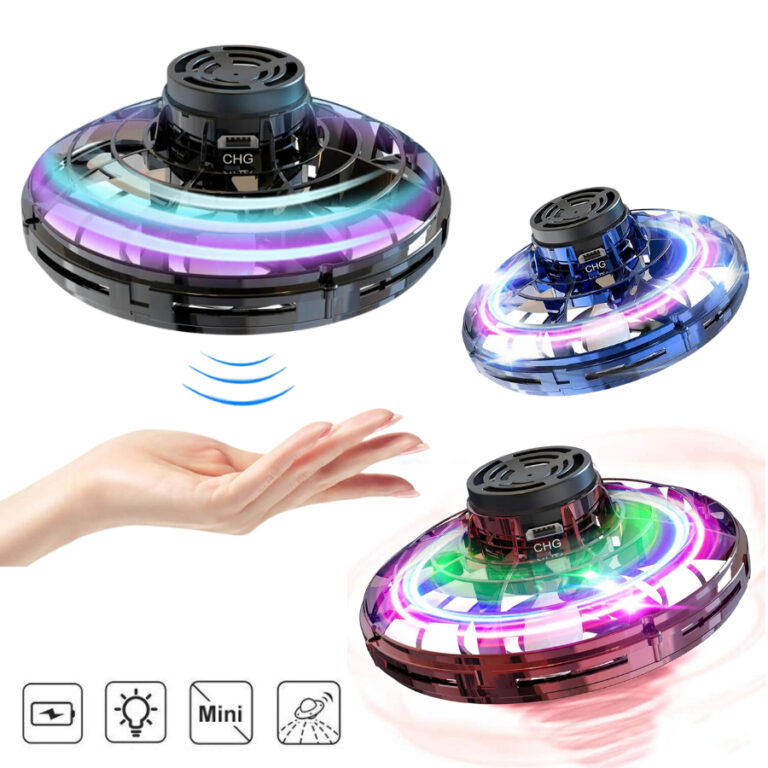 Spinner Boomerang Mini Drone Com Luz Presente infa