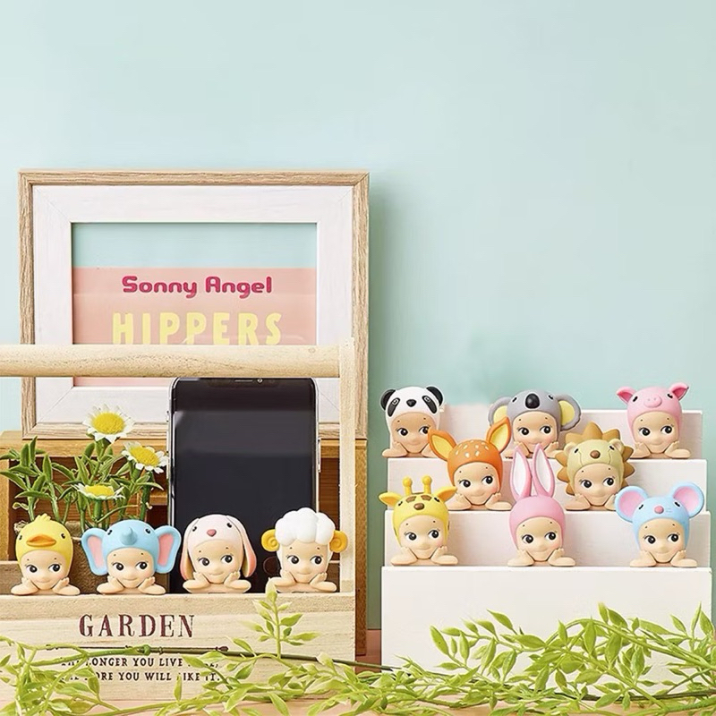 1 /2 Pcs Sonny Angels Hippers Unboxing Animal Capivara Phone Carro Computador Decoração Aleatória, F