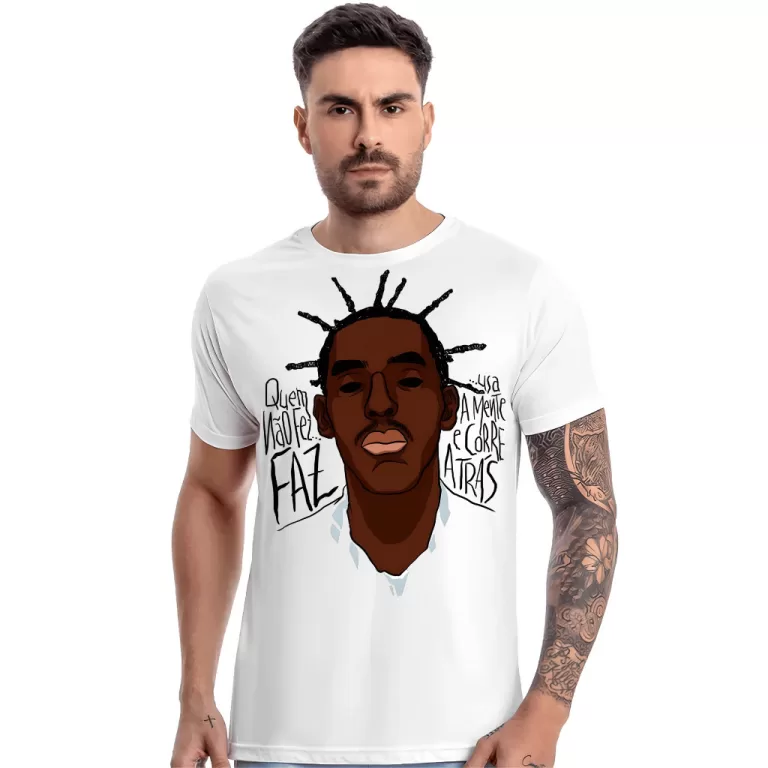 Camiseta Cantor – Sabotage Rapper Música Po