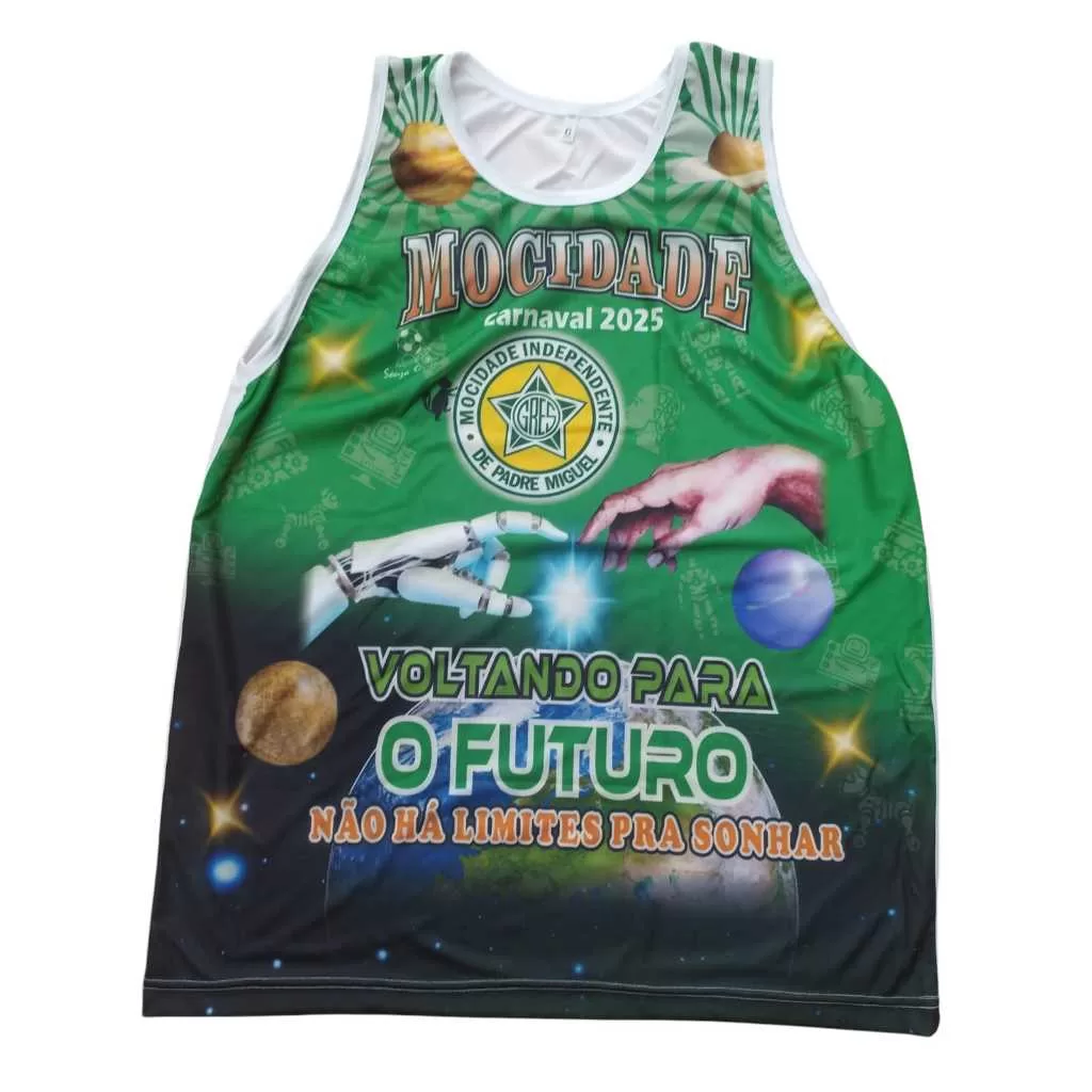 Camisa Mocidade Independente de Padre Miguel Rita Lee Carnaval Abadá