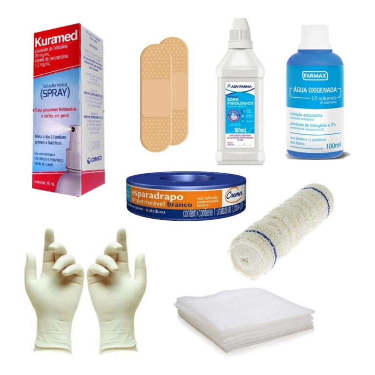 Kit De Primeiros Socorros Completo Envio 24h