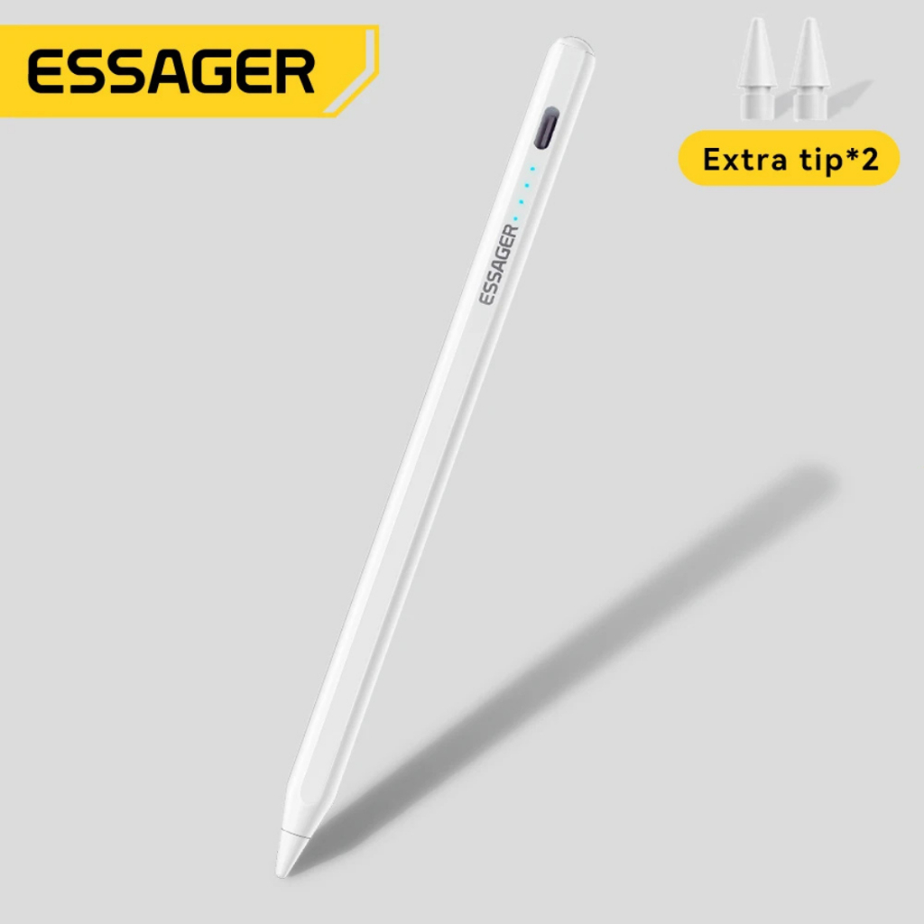Caneta Para Ipad Essager com Palm Rejection Ponta de Alta Precisão Stylus Pen Para Apple IOS