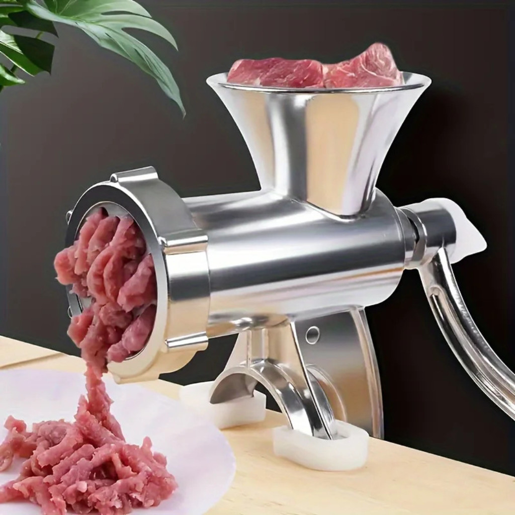 Moedor de Carne Manual com Manivela N.10 para Uso Doméstico e Linguiça