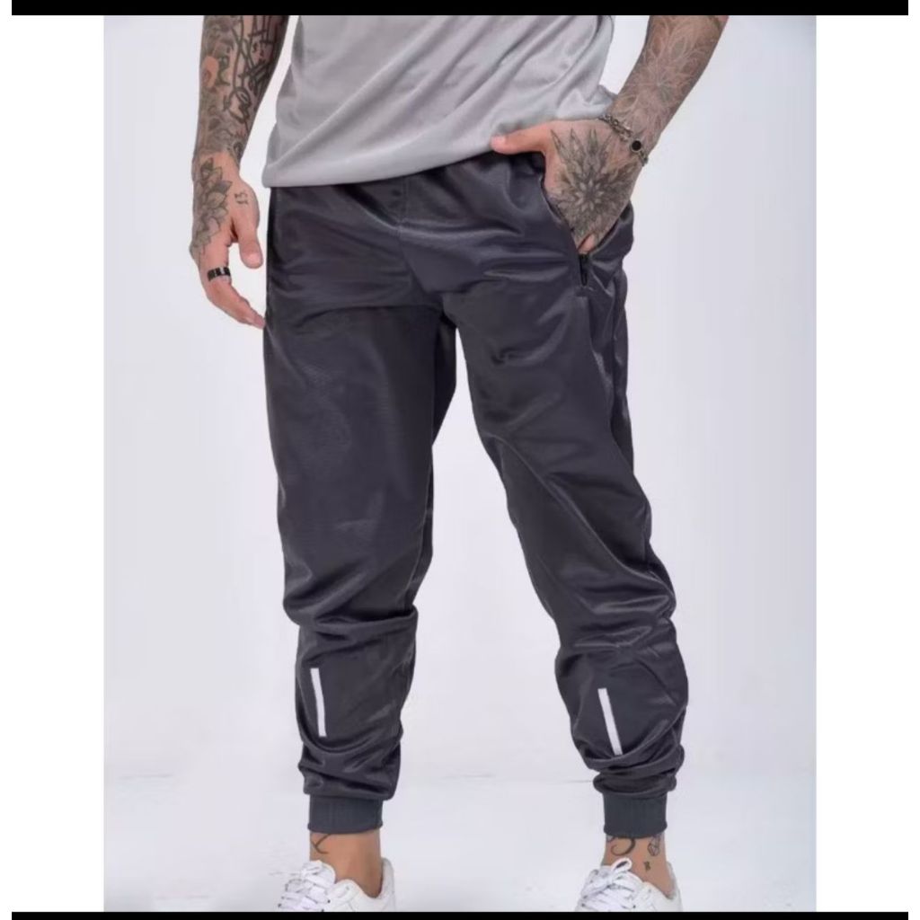 Calça Jogger Esportiva Masculina Premium   Tecido Leve e Confortável  P ao GG