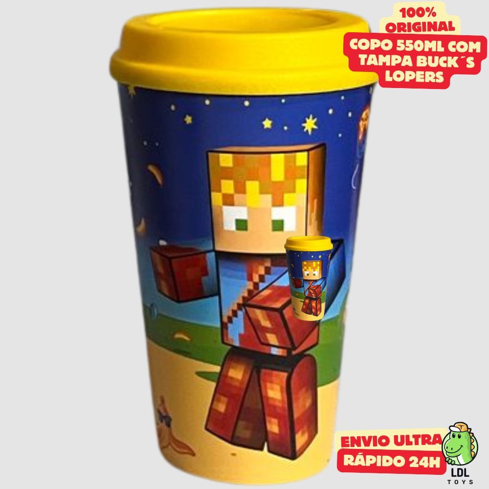 Copo Personalizado Lopers Tampa Bucks 550 Ml Yotuber Algazarra