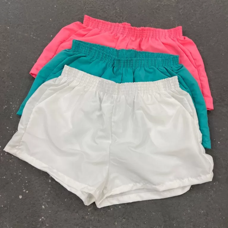 Kit 3 Shorts feminino Tactel