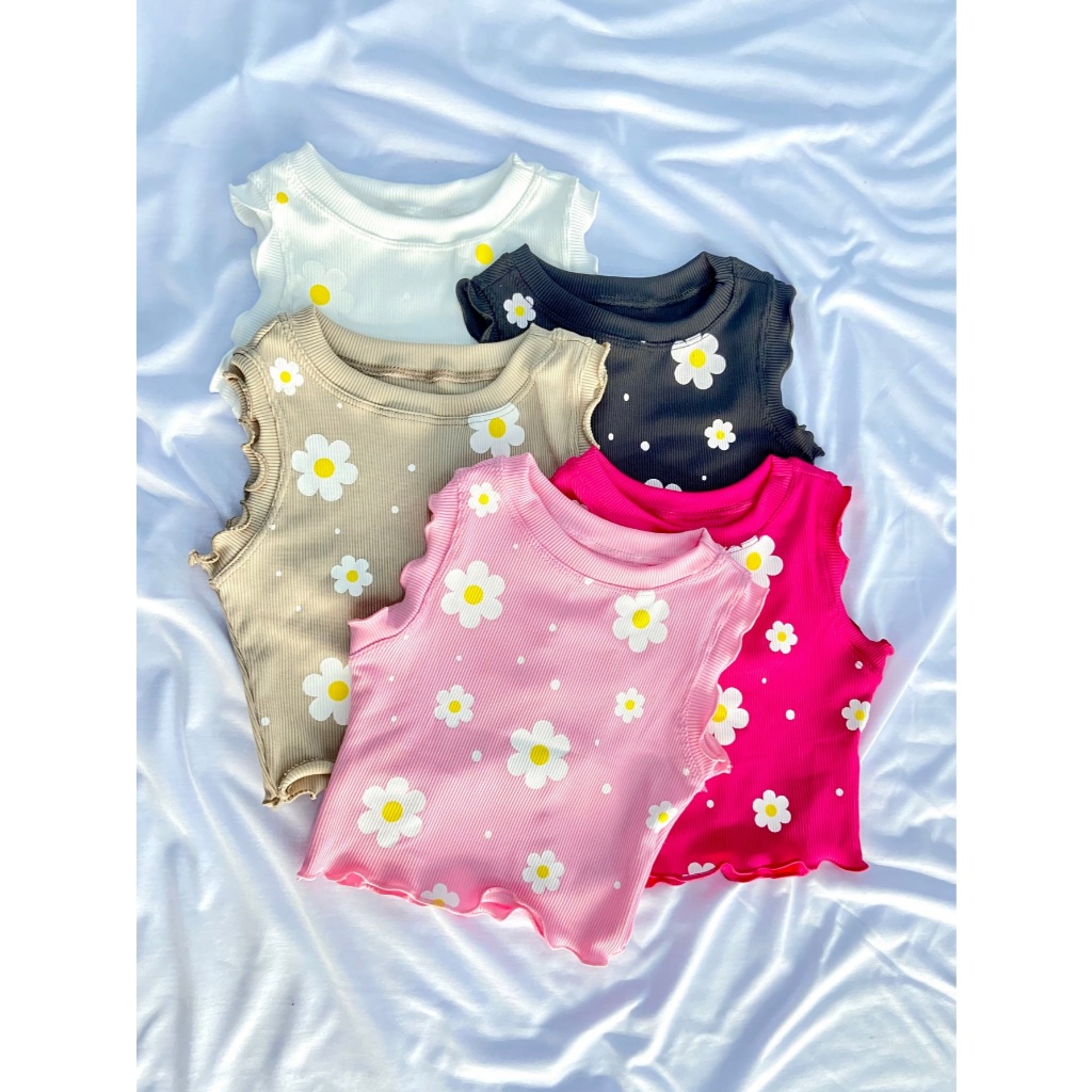 Regata Infantil blusa Margarida Canelado Ribana Fru Fru Moda Kids Gringa