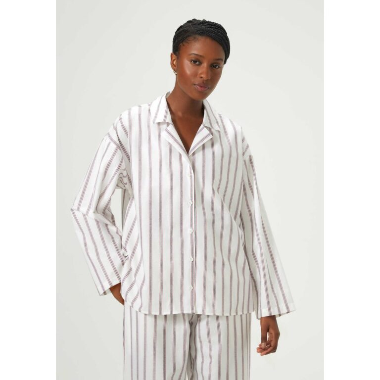 Camisa Feminina Manga Longa Listrada Hering Intima