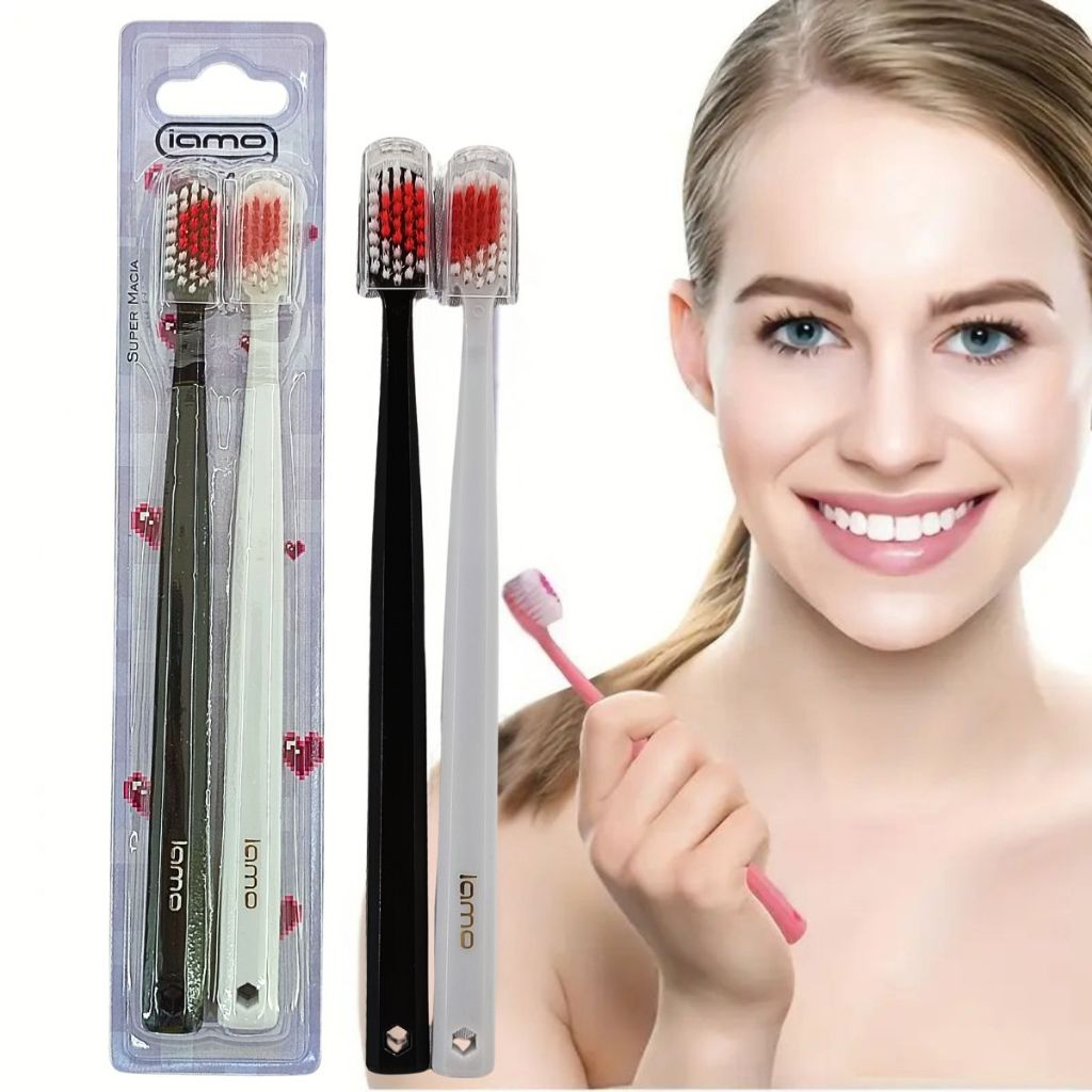 Escova De Dente Adulto Soft Care Super Macia com Coração Love Presente Formatura Dia dos Namorados