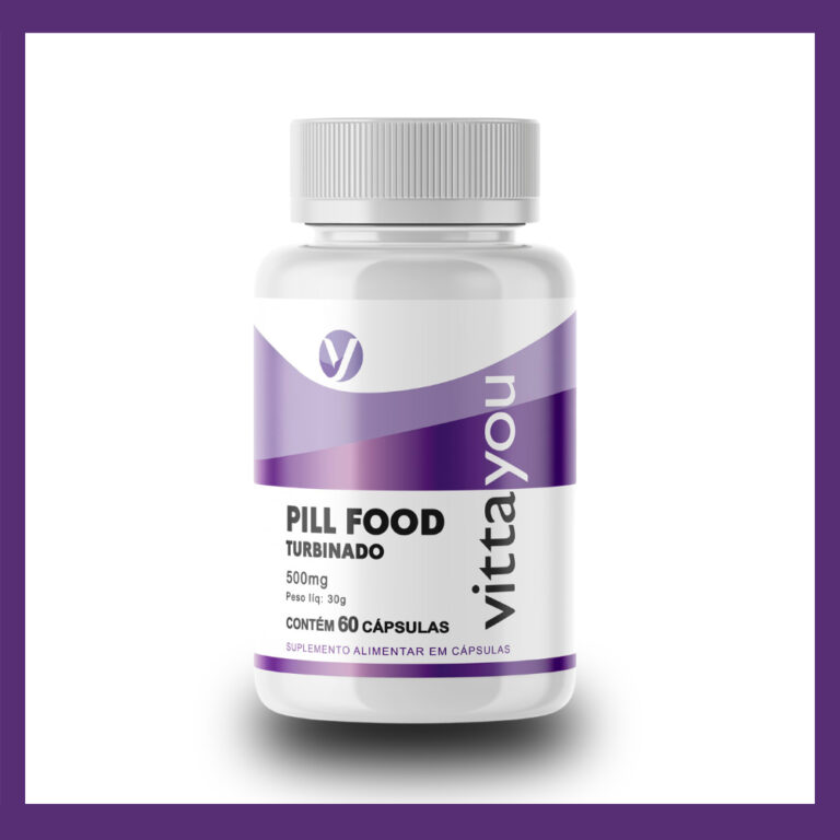 Pill Food Turbinada Vitamina para Cabelos, Pele e 