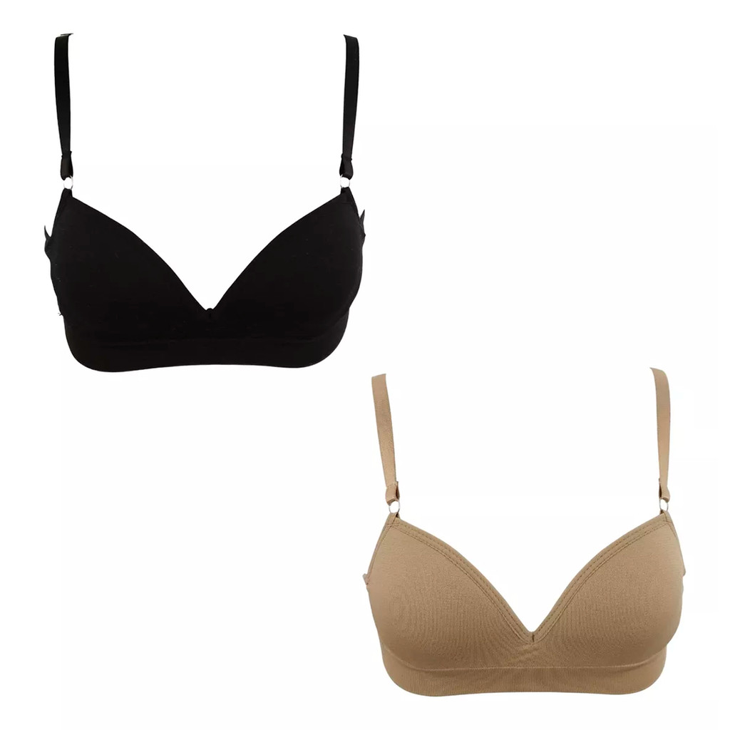 Kit com 2 Sutiã Juvenil sem costura