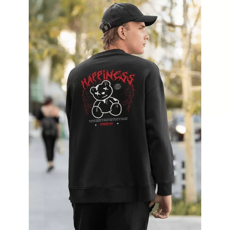 Moletom Careca Blusa de Frio Suéter Gola Redonda 