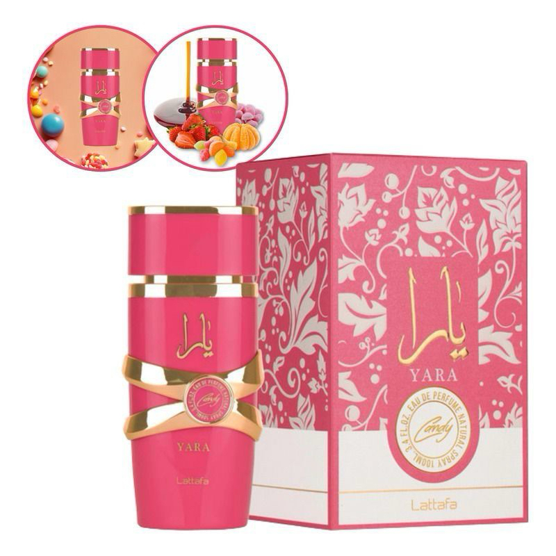 Perfume Árabe Yara Candy EDP feminino 100ML original docinho