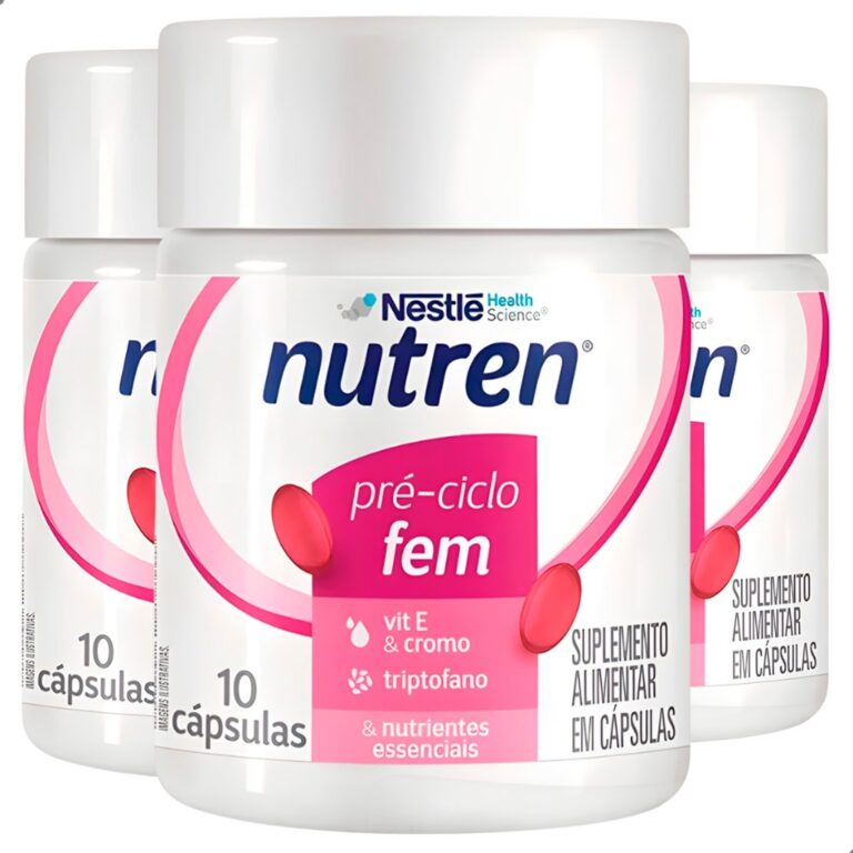 Kit 3 Nutren Pré-Ciclo Fem 10 Cápsulas Com Vitam