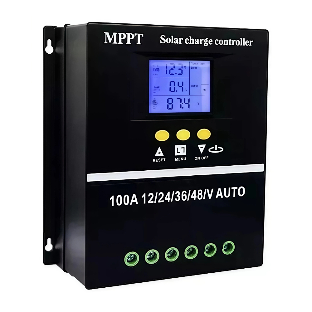 Controlador De Carga Solar 100a Regulador Mppt 12/24/36/48v