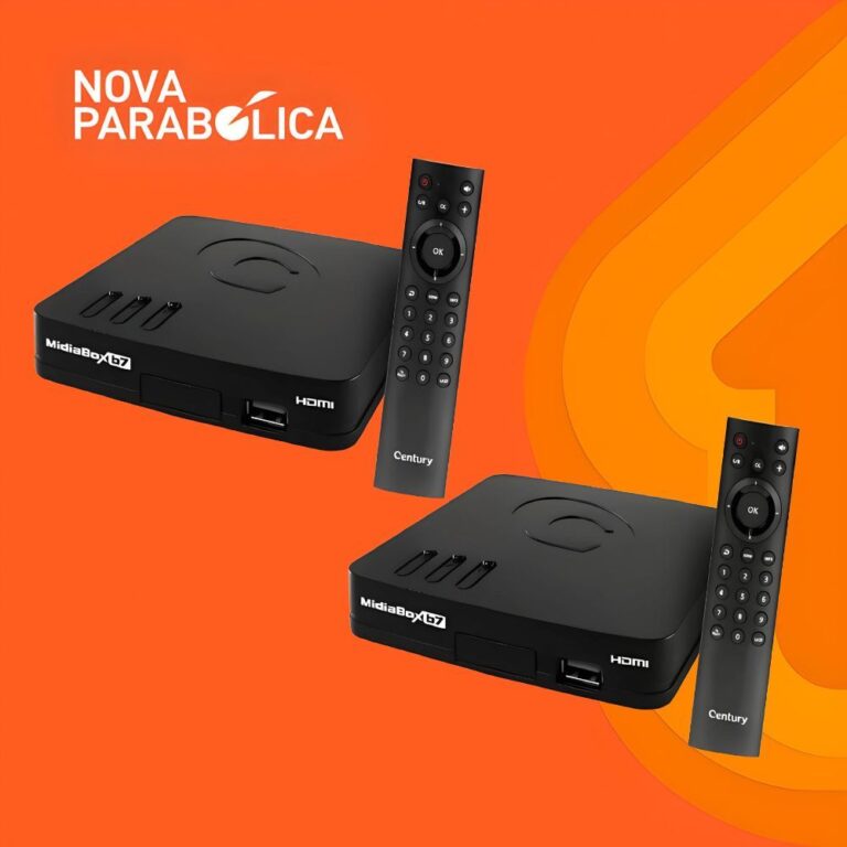Kit 2 Receptores Nova Parabólica Digital Midiabox
