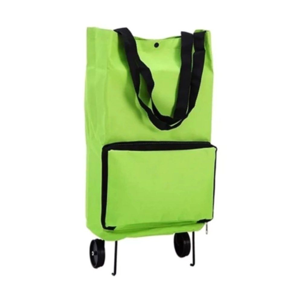 Carrinho Compras Dobrável 10kg Sacola Bolsa Mercado Feira Transporte Rodas Resistente Compacto