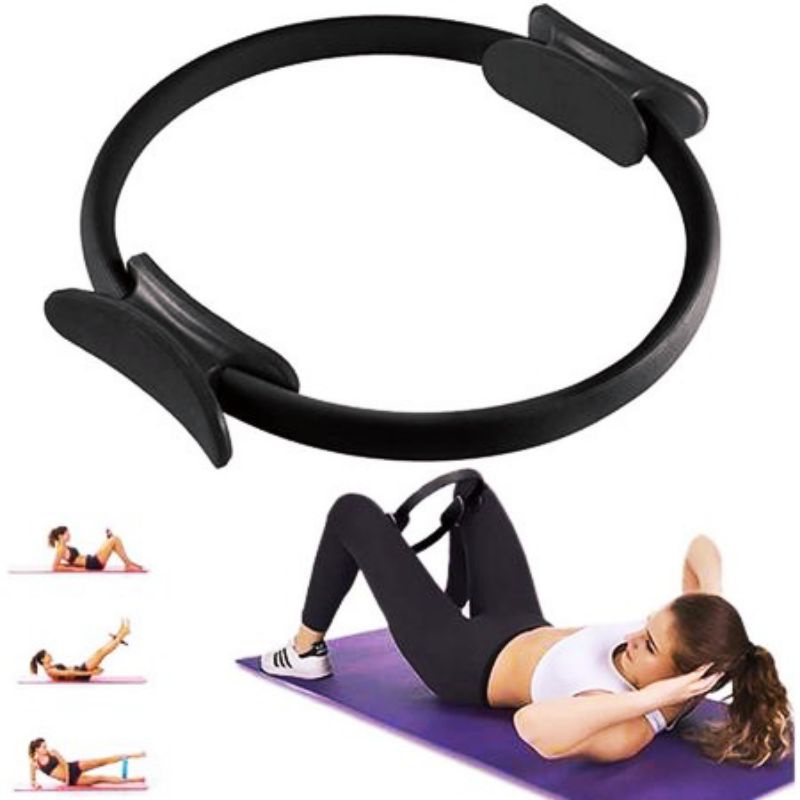 Arco Anel Yoga Flexível Para Pilates Circulo Mágico Pernas