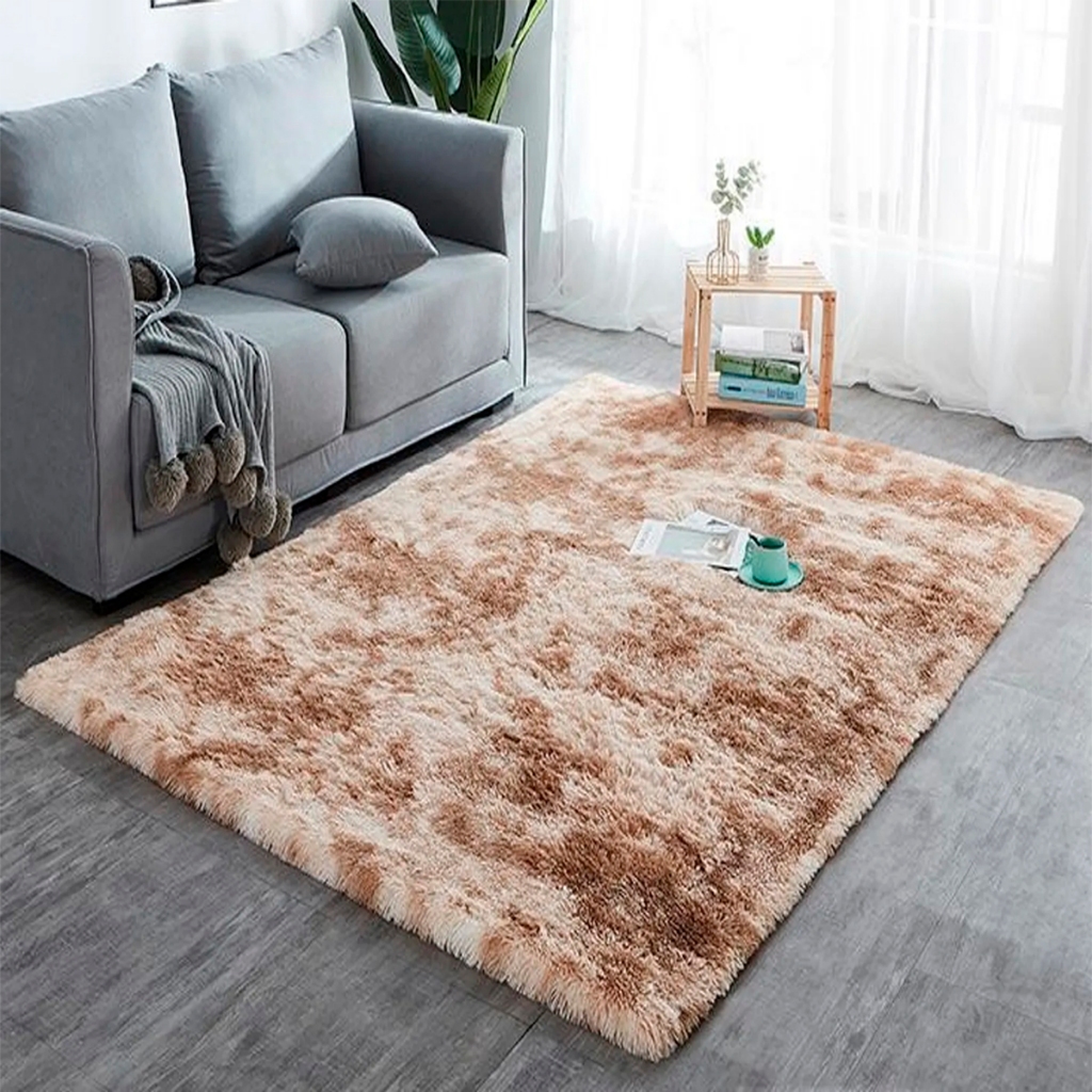 Tapete Peludo, Felpudo De Sala Ou Quarto Luxo 2,00 X 1,30 Antiderrapante Diversas Cores