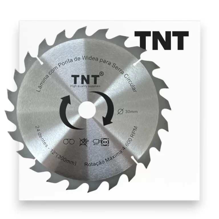 Lamina Serra Circ Tnt 300 x 30 x 024 D 12