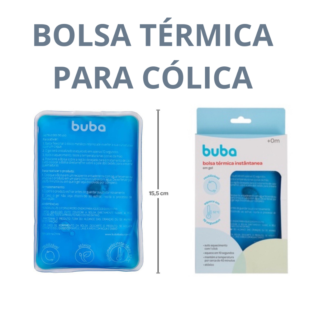 Bolsa Térmica para Cólica e Dores Instantânea – Pimpolho e Buba