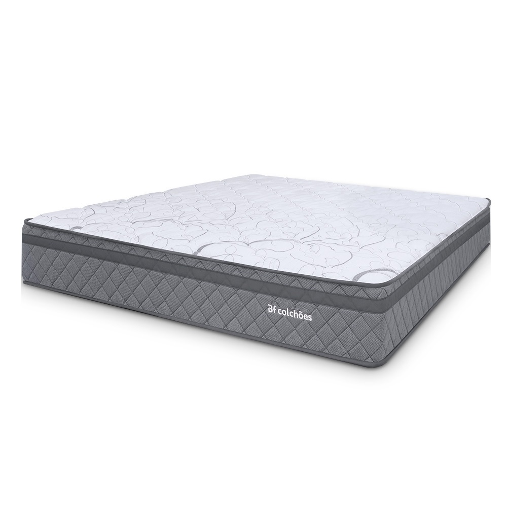 Colchão Casal Espuma D45 Extra Firme Ortopédico Antialérgico Certificado 138x188x24cm – BF Colchões