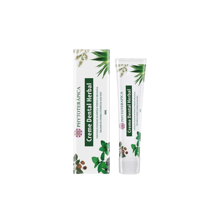 Creme Dental Com Melaleuca E Menta 80g – Phy