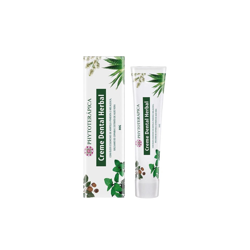 Creme Dental Com Melaleuca E Menta 80g – Phytotérapica