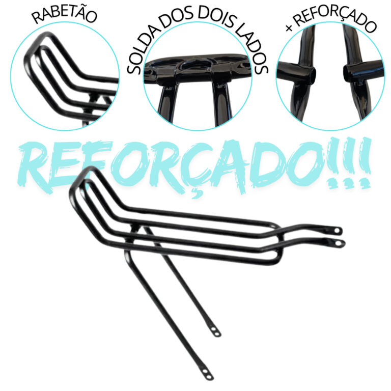 Bagageiro Garupa Rabetão De Bike Aro 26 24 20 Art