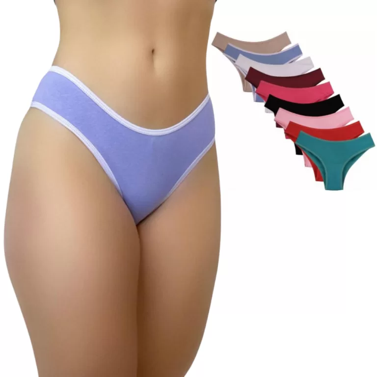 Kit 10 Calcinhas Adulta Feminina Conforto 100% alg
