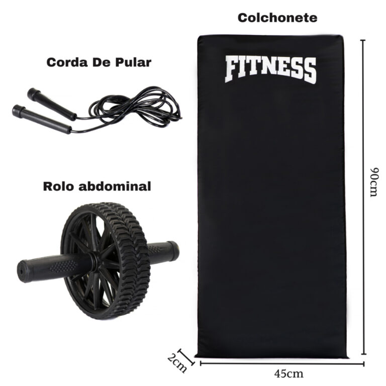 Colchonete De Academia Treino  Roda Abdominal Cord