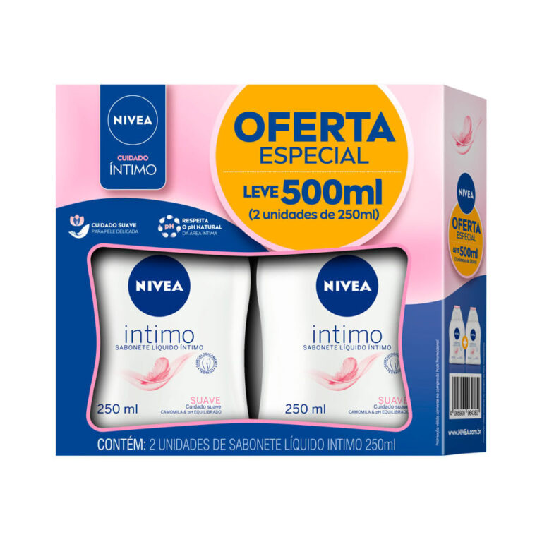 Sabonete Líquido Íntimo Nivea Suave Camomila 2 U