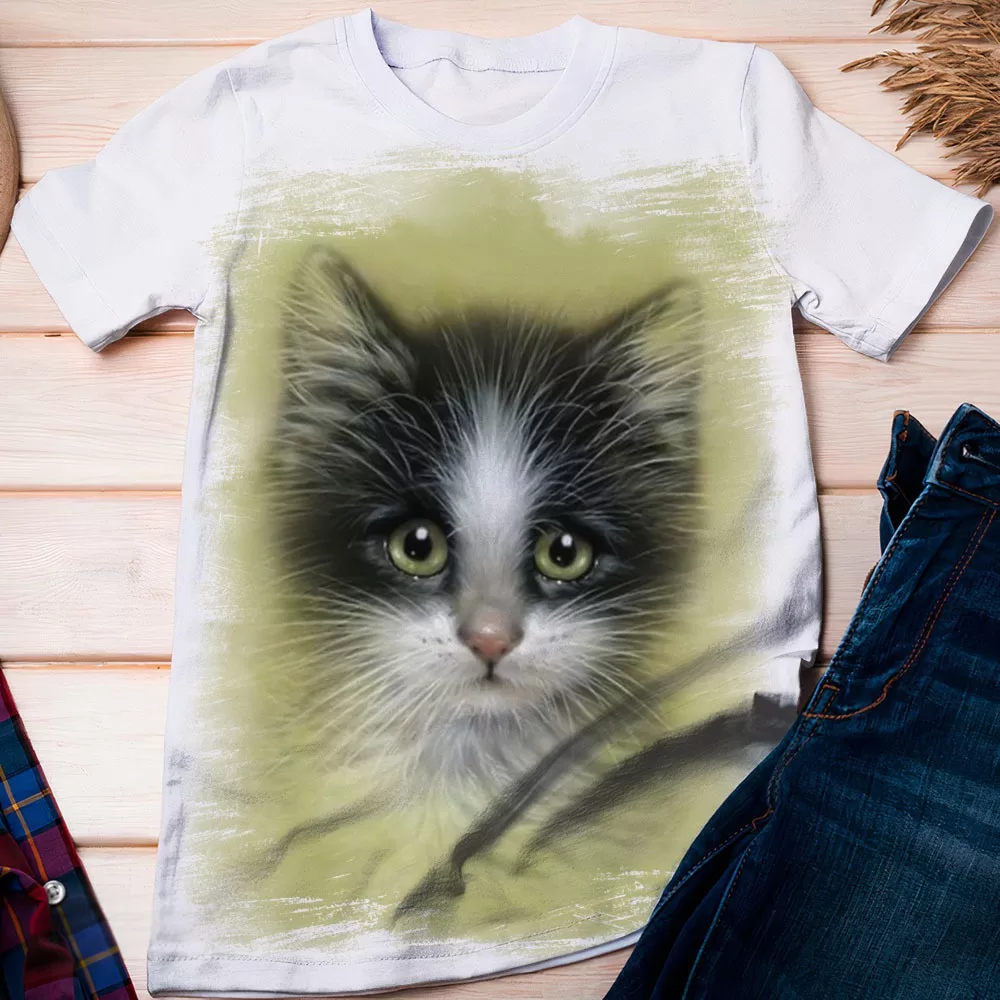 Camiseta Gato Gatinho Cat 01 – Dicelli