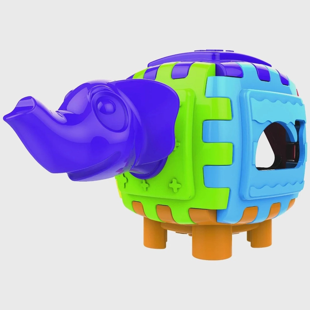 Brinquedo Cubo Infantil Multiatividades Didático Elefante – Magic Toys