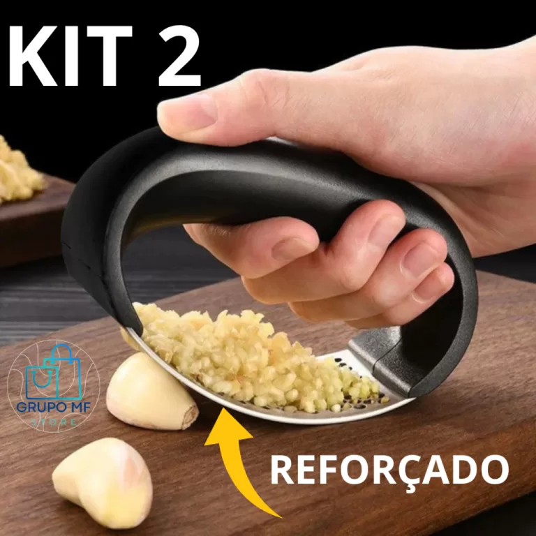 Triturador Espremedor Amassador De Alho Inox Manua