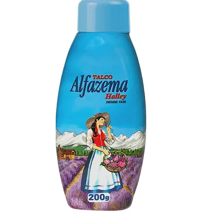 Talco perfumado Alfazema Halley 200g