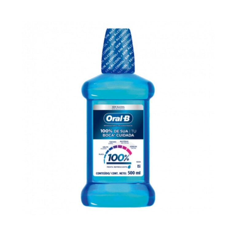 Enxaguante Bucal Sem Álcool Oral-B 100%  De Sua B