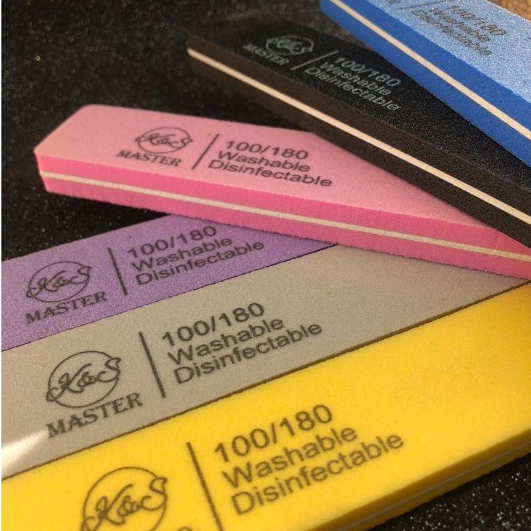 Kit de lixas buffer com 10 unidades de 100/180 col