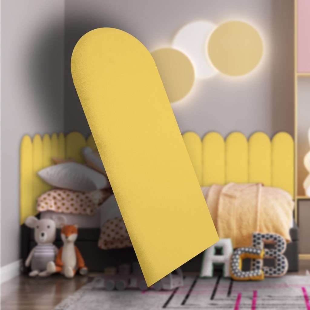 KIT 13 Placas Cabeceira Nuvem Estofada Para Cama Box – Módulo 20 Cm x 40 Cm