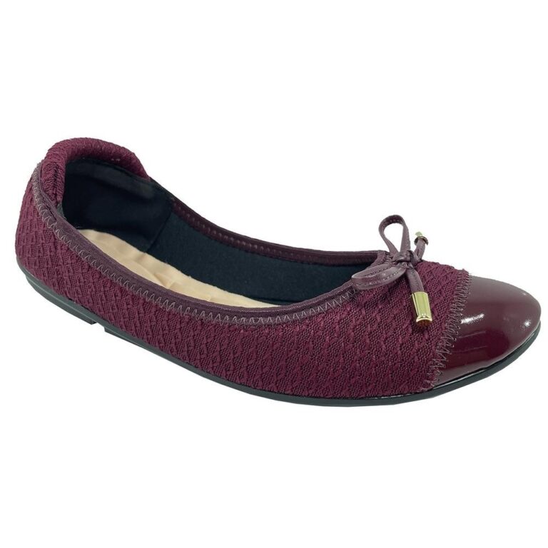 Sapatilha Moleca Tecido Knit Laço Feminina –