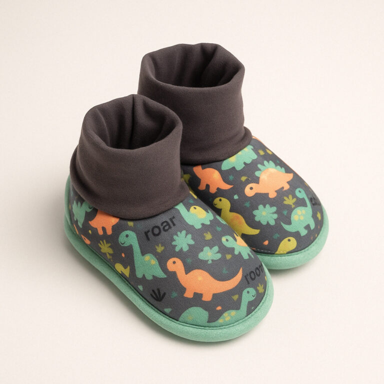 Pantufa Botinha Dino Infantil