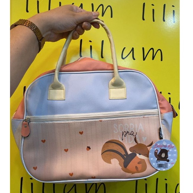 BOLSA DE MÃO FLORESTA MATERNIDADE KIDS PASSEIO  P